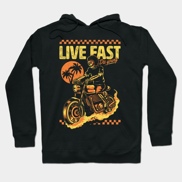 Live fast 🏍 Hoodie by gut42